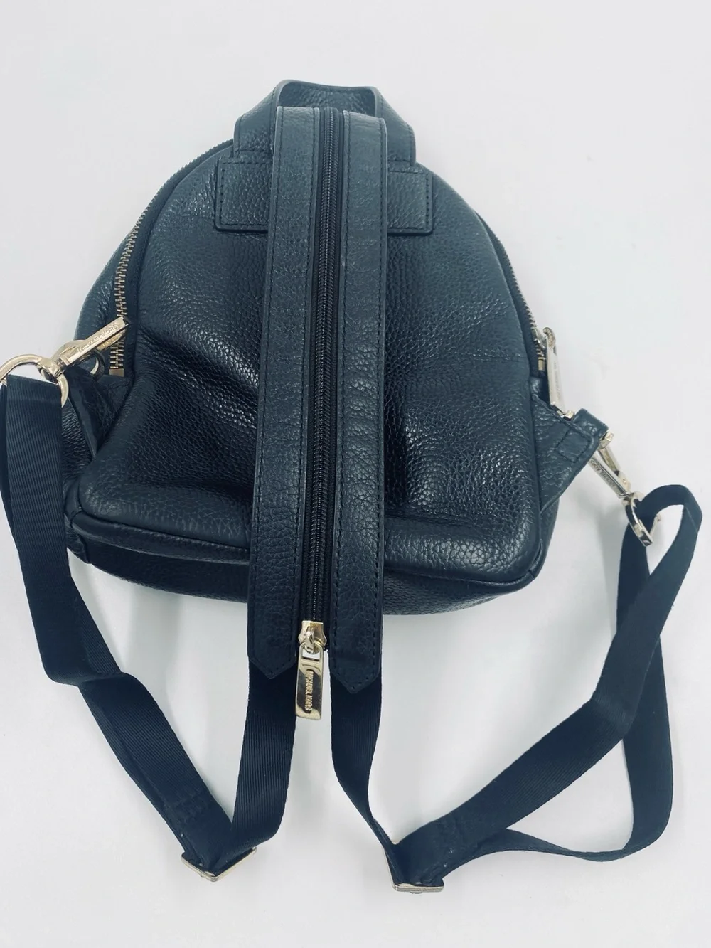 Michael Kors Erin convertible backpack purse pebbled leather gold-tone hardware